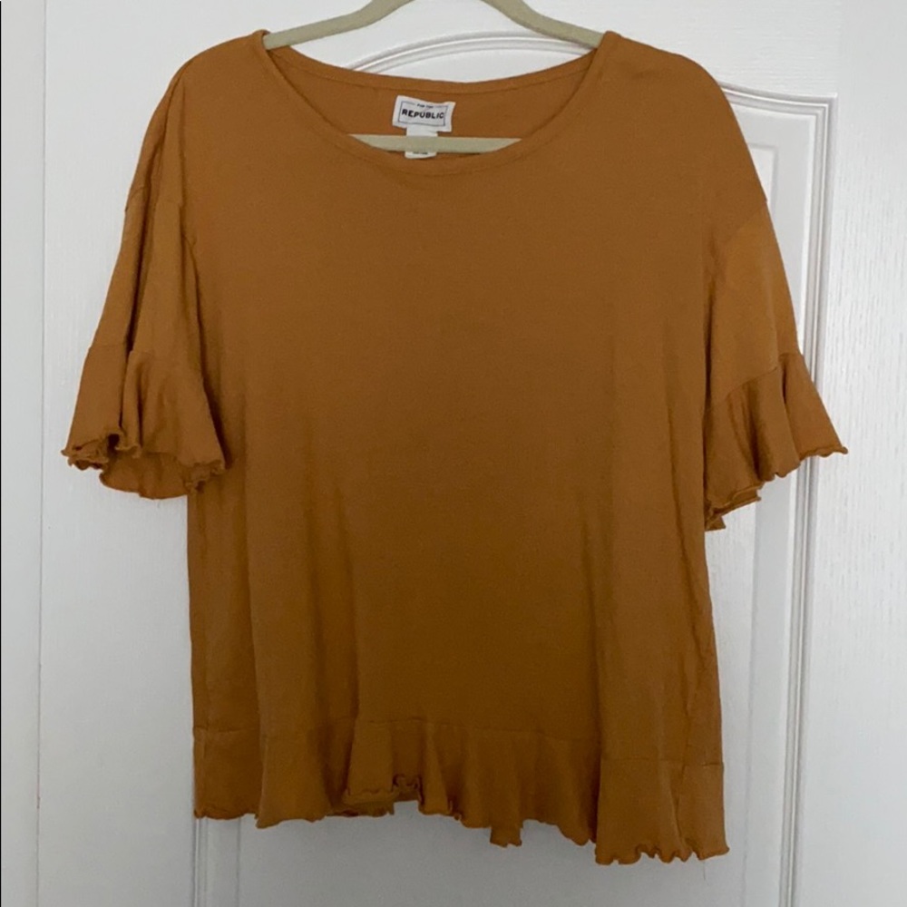 Mustard casual shirt